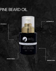 Sköll Cosmetics Pine Beard Oil naturlig skjeggolje