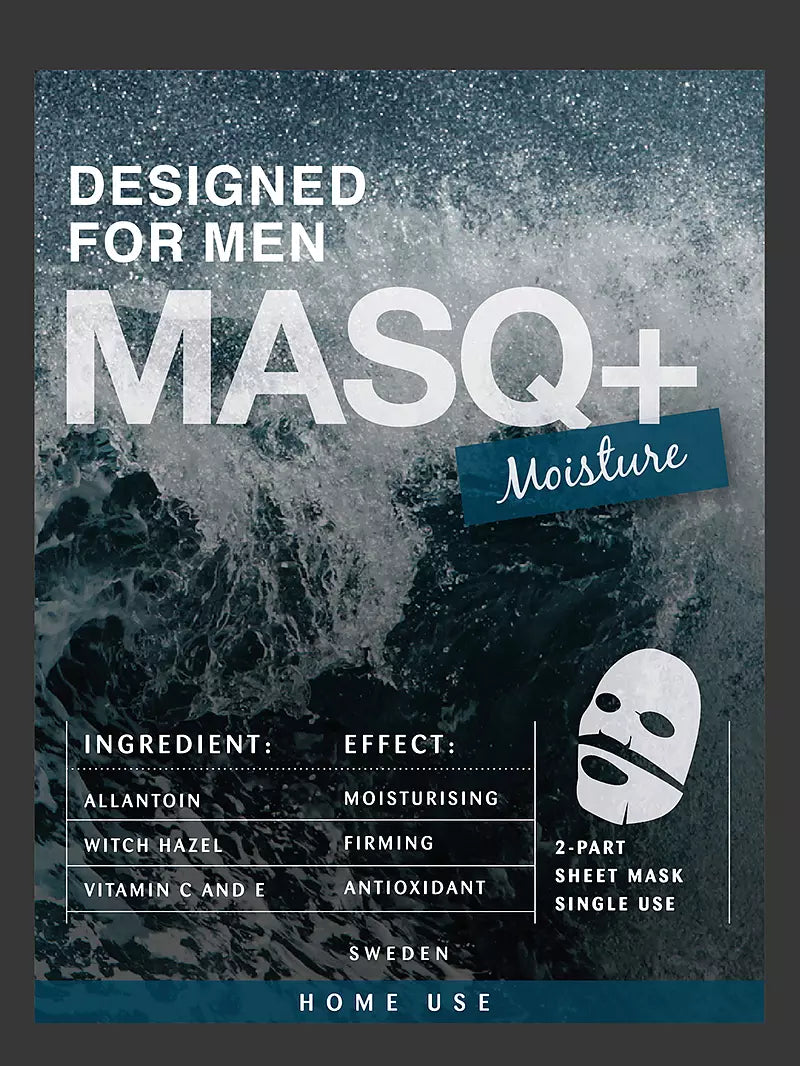 MASQ+ Moisture, designed for men 1pk - MASQ+