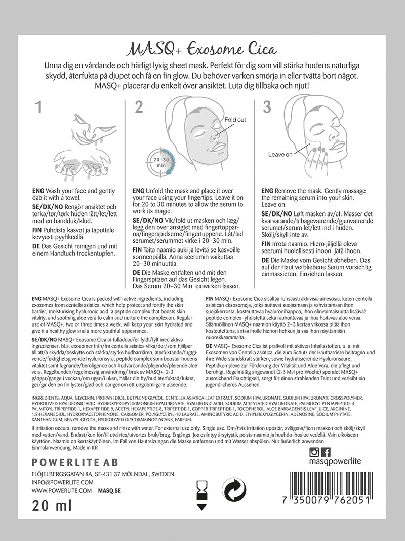 MASQ+ Exosome Cica 1pk